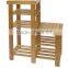 wooden bamboo shoes rack stand