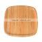 Creative square bamboo fruit tray