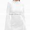 Women Fashion John Zack Petite High Neck Open Back Mini Dress With Split Sleeve