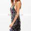 clothing/women dresses/Black Deep V Neck Backless Sequin Dress