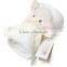 White wholesale cute coral fleece baby blanket sheep for baby