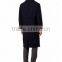 2014 Double-Breasted High Fashion Classical Design Black Lapel Slim Fit Mens Cashmere Men Coat