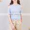 Womens cold shoulder custom cotton tee shirts