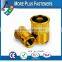 Made in Taiwan Brass Material Open Close End with Flange Bery Nuts