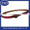 Trend all-match Fashion Manufacturer Red PU Leather Belt for Women