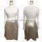 B33786A Autumn elegant OL fashion bodycon gold sequin pencil Skirt