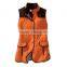 Diamond Pattern Tactical Quilted Orange Hunting Vest