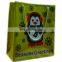 2017 led light up slogan customized paper bag with cmyk printing