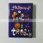 Customized gift colouring led light note book with button