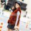 2017 Women Fox Fur Vest Winter Long Vest Real Fur Coat Vest Price Waistcoat