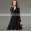 High fashion long sleeve peter pan collar lace dress directly from factory