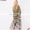 Women European Size School Uniform Parttern Oversized Woolen Sweater