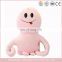Custom stuffed sea animal pink octopus plush toy