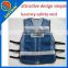 New attractive looking no printing foldable reflective safety vest/jacket