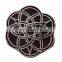 Indian Hand Carved Textile Wooden Handmade Brown Wood Stamp Crafting Printing Block