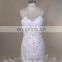 luxury lace beaded colored new mermaid wedding dress 2017