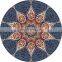 Eco friendly round suede microfiber yoga mat