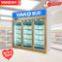 Three Doors Vertical Freezer Air Cooling Beer Drink Cabinet Fruits Preservation Display Cabient Supermarket Equipment Customized Refrigerator