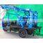 Portable hydraulic trailer mounted portable water well drilling rig