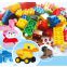 DIY Educational Toys Plastic Building Block Toy Brick for Kids Variety Animals Zoo Educational Learning Building Block DIY Toys