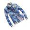 Korean Style 2020 New Fashion Wholesale Factory High Quality Plain Blue Cotton Botton Close Mens Jean Jacket Denim Men