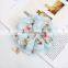 Women Vintage Big Bowknot Scrunchies With Pearl Print Flower Hair Ties Hair Holder Rubber Bands Gum For Hair