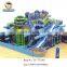 Customized Ocean Castle style plastic Material and Soft  indoor playground with ball pool