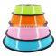Pet bowls stainless steel private logo printed dog food bowl custom
