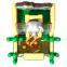 hot sale fun cow boy trampoline giant one slide bouncer