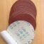 100pcs/box  Car varnish polishing flocking sandpaper red sand