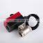 Electric Actuator 220v 230v 24v ac dc 2 way  Brass Ball Motorized Valve