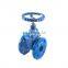 Stem gate valve manufacturing,ductile iron flange type thread soft sealing gate valve