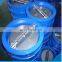 H77 Wafer Connection Double Disc SS Stem Cast Iron Butterfly Type Check Valve With EPDM Seat