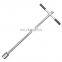 304 Stainless Steel Soil Probe Sampler with Foot Peg Root Tool & Scale