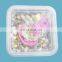 Clear IML Chicken Rabbit Anmials Feed Container Square Plastic Bucket with Lid for Sale