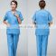 Hospital surgical short sleeves unisex isolation waterproof Scrubs Medical Nurses Uniform Suits sets