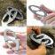 Aluminum 8-Shape Carabiner Key Chain Clip Hook Lock Outdoor Camping Buckle