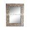 Wholesale Home Decor Vintage Antique Gold Rectangle Shape Metal Frame Decorative Wall Mirror