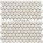Hexagon Full Body cararra marble design Glass Mosaic Pure Color Mosaic Tile for Wall Decoration mosaic tile