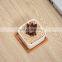 ceramic white square succulent plant pot