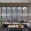 2021 popular front frameless aluminum sectional interior noiseless sliding doors