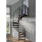 Building Core Mild Steel Iron Indoor Spiral Stairs