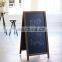 Large Wooden A-Frame Chalk Board