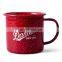 Wholesale 7cm reusable sample glass enamel cup