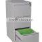 Factory 0.7mm Grey mini metal 3 drawer vertical file cabinet