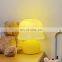 French Cream Mushroom Table Lamp Medieval Handmade Glass Bedroom Bedside Decoration LED Table Lamp