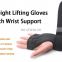 Wholesale Custom Black Fitness Weight Lifting Padded  Half Finger Gloves Sports Gym