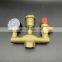 Wholesale Custom Brass Pressure Safety Relief Valve Hydraulic With Pressure Gauge