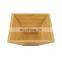 Bamboo wood salad mixing bowl serving wooden salad bowl set