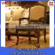Luxury hotel furniture recliner relax chair armrest carving wood royal chair